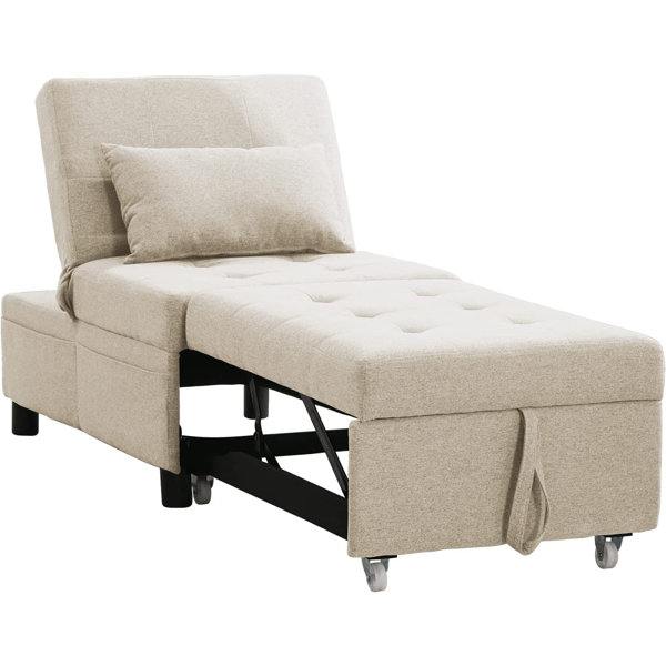 Latitude Run® Mjkone Twin 25.6" Wide Cushion Back Futon Chair & Reviews